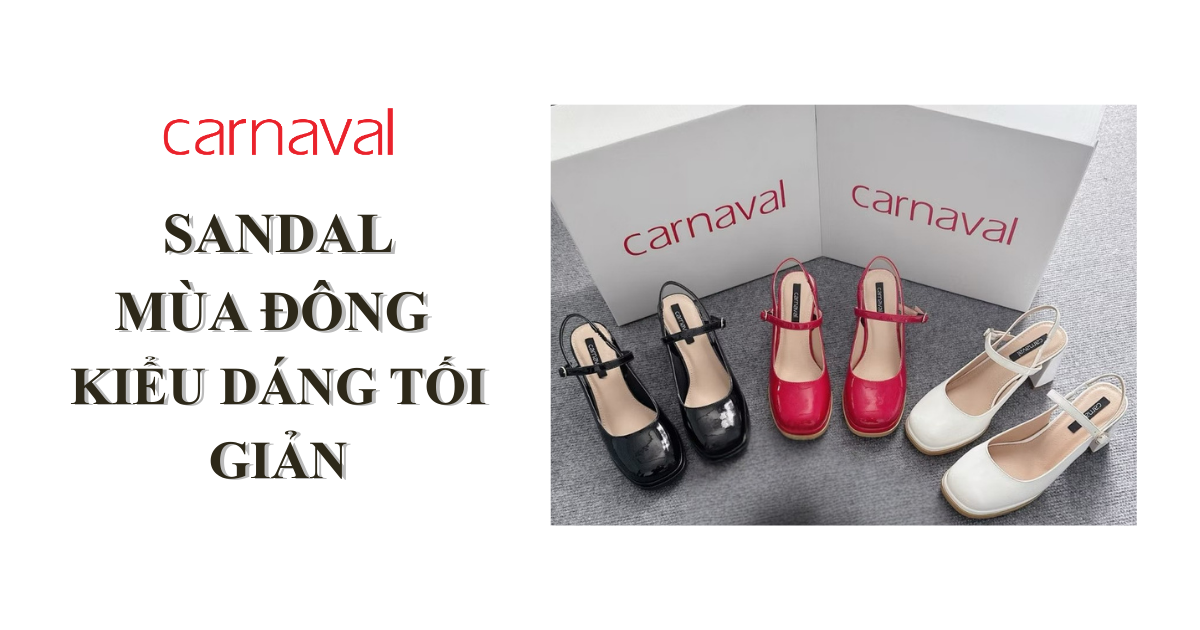 Xu hướng giày (Sandal mùa đông kiểu dáng tối giản)