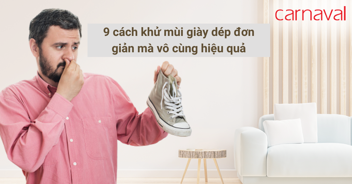 9 cách khử mùi giày dép đơn giản mà vô cùng hiệu quả