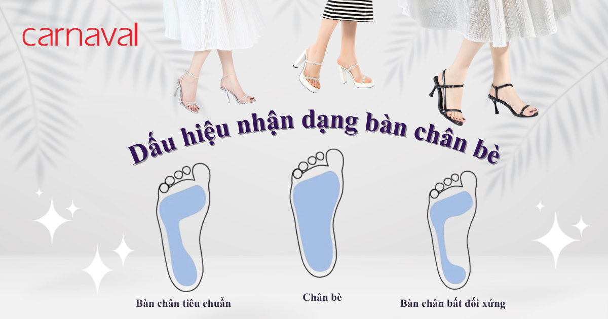 Dấu hiệu nhận dạng bàn chân to ngang