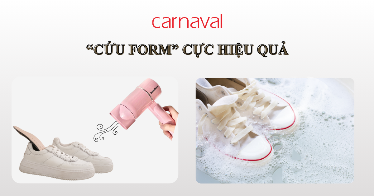 Giày bị biến dạng_ Dưới đây là cách giúp bạn “cứu form” cực hiệu quả