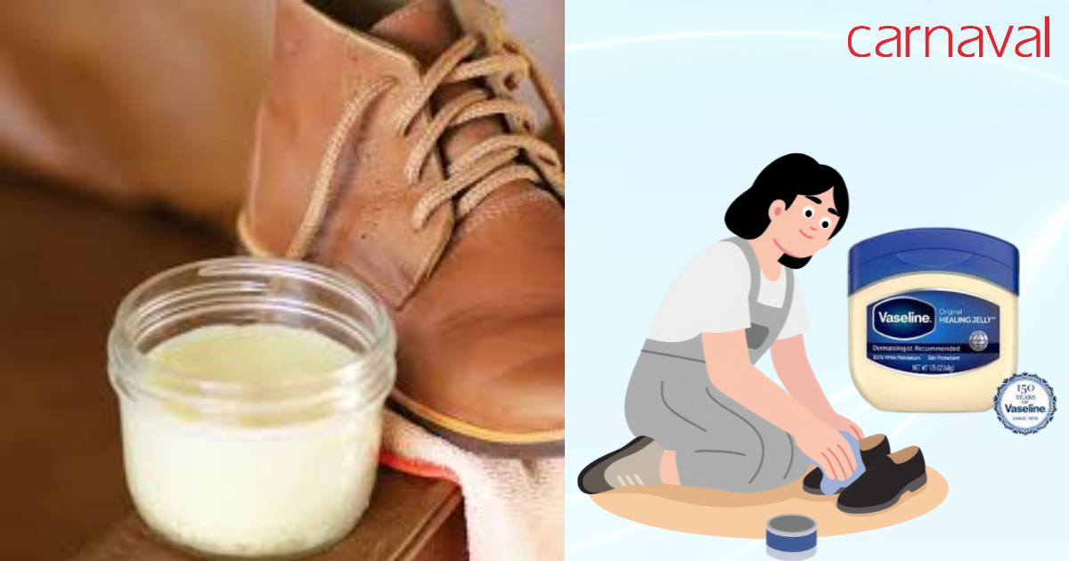 Kết hợp giấm ăn và vaseline để làm mềm, phục hồi và che nứt nổ