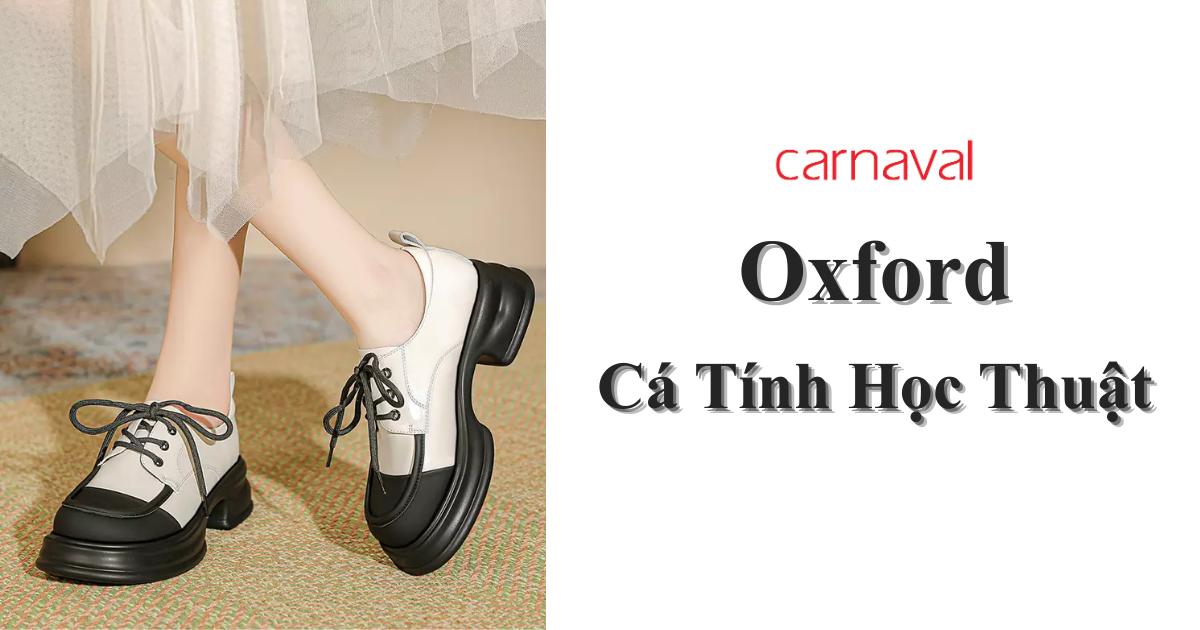 Xu hướng giày (Oxford - cá tính học thuật)