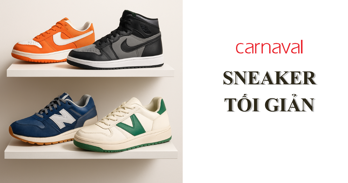 Sneaker tối giản