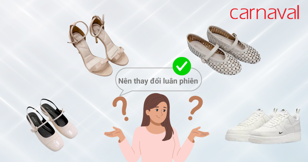 Thay đổi thói quen mang giày