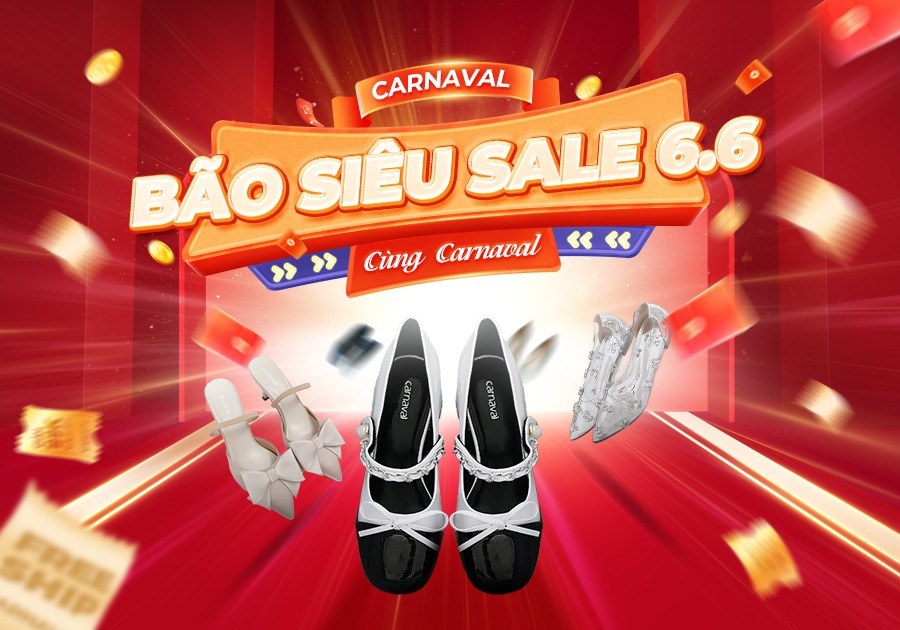 Tuần Lễ Vàng Carnaval – Mua 1 Tặng 1 Giày Cao Gót Thời Thượng