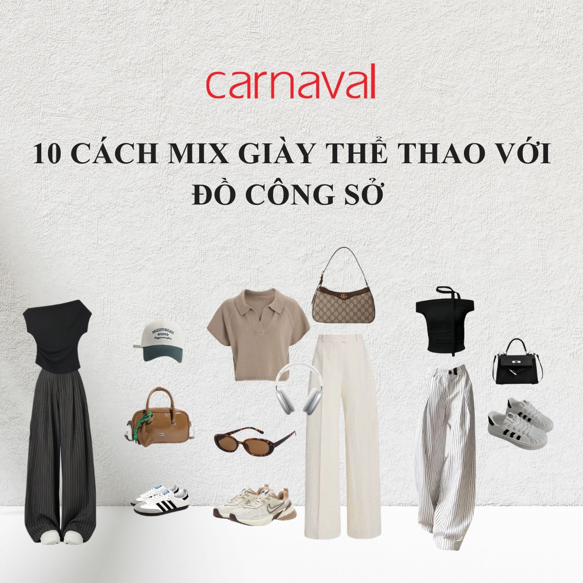 10 cách mix giày thể thao với đồ công sở – Bí quyết phong cách thanh lịch