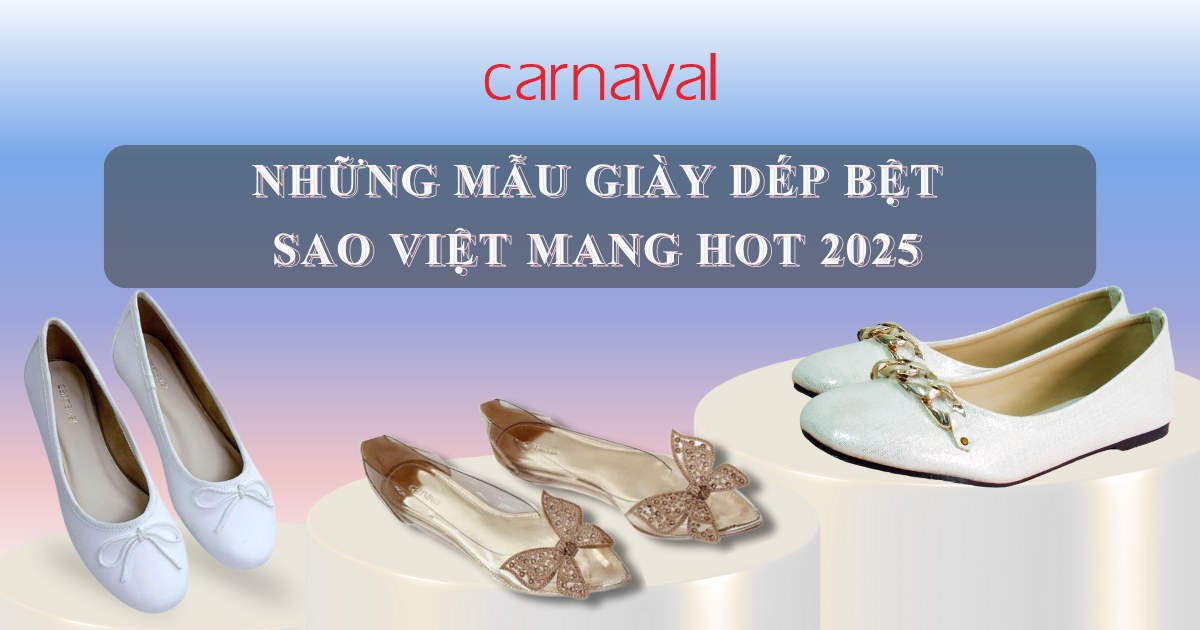 Những mẫu giày dép bệt được sao Việt ưa chuộng hot 2025