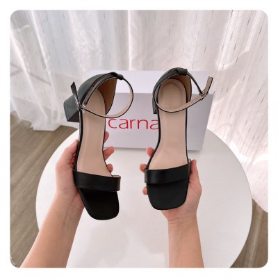 Giày sandal nữ cao gót vuông 5 phân thời thượng, đẳng cấp - Carnaval VS03 - ảnh 5