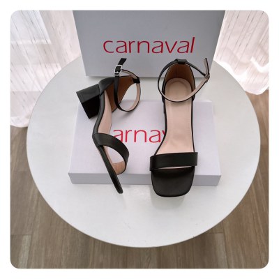 Giày sandal nữ cao gót vuông 5 phân thời thượng, đẳng cấp - Carnaval VS03 - ảnh 6