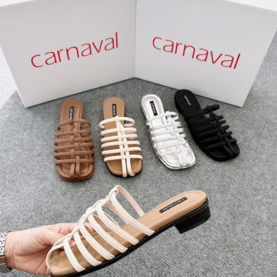 Dép nữ quai mảnh đan rọ Carnaval cao 1 phân thời trang, siêu xinh -VS08 - ảnh 2