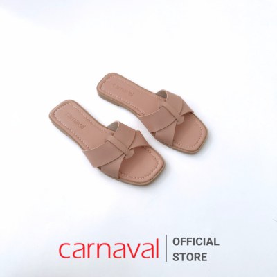 [Siêu Sale] Combo 2 Dép Nữ Đế Bệt Carnaval Quai Ngang Trang Trí Khoá Thời Trang Đơn Giản Thanh Lịch - VS48+VS49 - ảnh 5