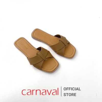 [Siêu Sale] Combo 2 Dép Nữ Đế Bệt Carnaval Quai Ngang Trang Trí Khoá Thời Trang Đơn Giản Thanh Lịch - VS48+VS49 - ảnh 4