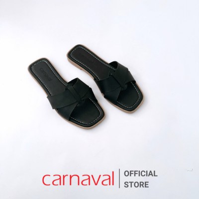 [Siêu Sale] Combo 2 Dép Nữ Đế Bệt Carnaval Quai Ngang Trang Trí Khoá Thời Trang Đơn Giản Thanh Lịch - VS48+VS49 - ảnh 3