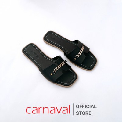 [Siêu Sale] Combo 2 Dép Nữ Đế Bệt Carnaval Quai Ngang Trang Trí Khoá Thời Trang Đơn Giản Thanh Lịch - VS48+VS49 - ảnh 7