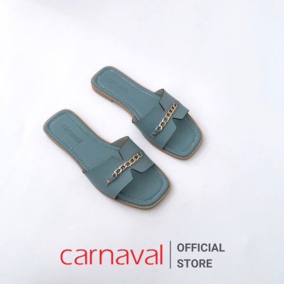 [Siêu Sale] Combo 2 Dép Nữ Đế Bệt Carnaval Quai Ngang Trang Trí Khoá Thời Trang Đơn Giản Thanh Lịch - VS48+VS49 - ảnh 8