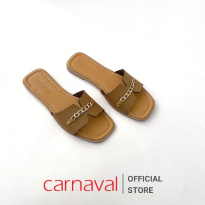 [Siêu Sale] Combo 2 Dép Nữ Đế Bệt Carnaval Quai Ngang Trang Trí Khoá Thời Trang Đơn Giản Thanh Lịch - VS48+VS49 - ảnh 9