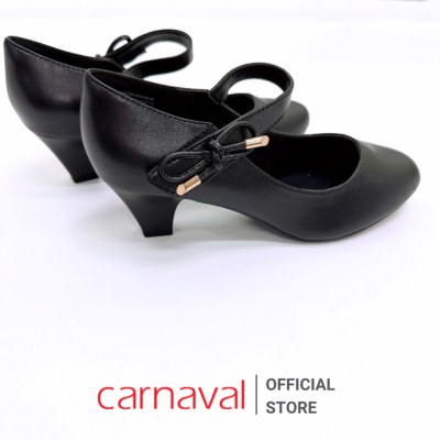Giày cao gót nữ mũi nhọn Carnaval đế vuông cao 5cm cao cấp, siêu sang - VS74 - ảnh 2