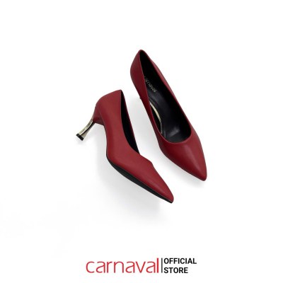 Giày cao gót công sở mũi nhọn gót nhọn 7cm da cao cấp thanh lịch, tôn dáng Carnaval - VS72 - ảnh 8