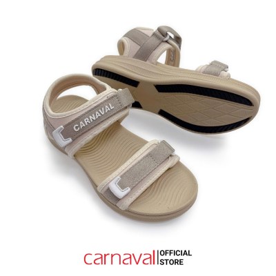 Sandal Carnaval Unisex Đế Cao Chống Trượt, Quai Dán Thời Trang, Bền Đẹp Đi Học Đi Chơi - VS160 - ảnh 5