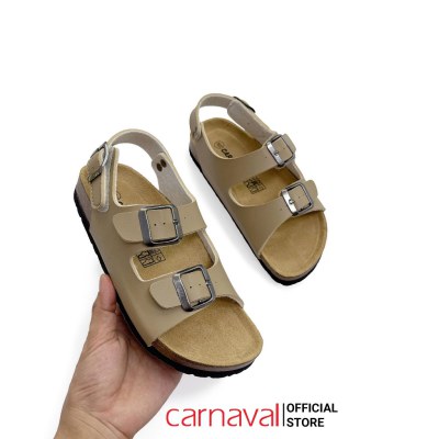 Sandal Unisex Carnaval Đế Trấu Quai Điều Chỉnh Thời Trang Phong Cách Birken Đi Học, Đi Làm - VS157 - ảnh 8