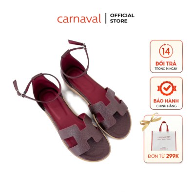 Giày Sandal Nữ Đế Bệt Hậu Bít Quai Chữ H Thời Thượng, Thời Trang - VS149 - ảnh 1