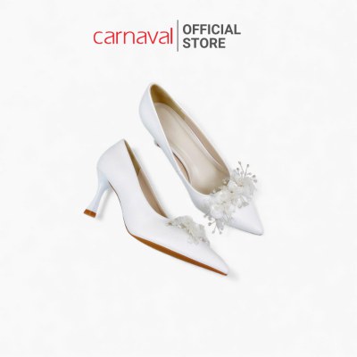 Giày Cao Gót Cưới Carnaval Đính Hoa Thủ Công - Nét Thanh Lịch và Sang Trọng Dành Cho Cô Dâu - VS46 - ảnh 8