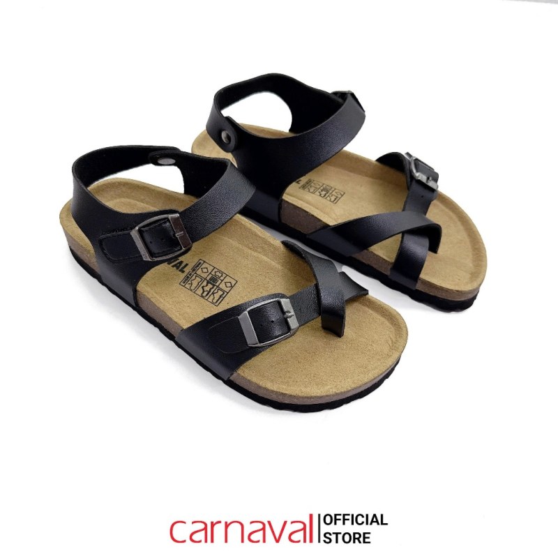 Sandal Nữ Carnaval Đế Trấu Êm Chân Phong Cách Birkenstock Quai Ngang Cài Khóa Đa Năng - VS156 — giày/túi nữ chính hãng Carnaval