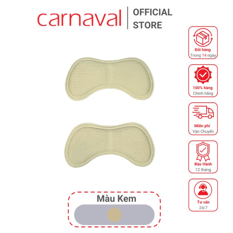 Miếng lót giày nữ Carnaval siêu êm ái, bảo vệ gót chân và mang lại cảm giác thoải mái tuyệt đối. — giày/túi nữ chính hãng Carnaval