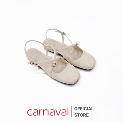 Giày Sục Nữ Quai Hậu Da Bóng Carnaval Quai Thắt Chéo Siêu Xinh, Mũi Vuông Sang Trọng - VS146 - ảnh 10