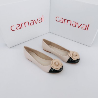 Giày Búp Bê Nữ Đính Hoa Carnaval – Đế Bệt Tinh Tế, Vẻ Đẹp Dịu Dàng và Thanh Lịch - VS47 - ảnh 2