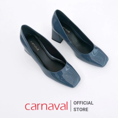 Giày Cao Gót Mũi Vuông Carnaval Sang Trọng 7 Phân Da Bóng Cao Cấp - VS67 - ảnh 13