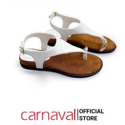 Dép Sandal Nữ Kẹp Ngón Quai Hậu Carnaval - Quai Ngang Đính Khoen Kim Loại Thời Trang - VS168 - ảnh 4
