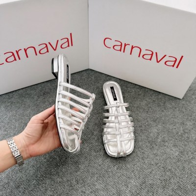 Dép nữ quai mảnh đan rọ Carnaval cao 1 phân thời trang, siêu xinh -VS08 - ảnh 8