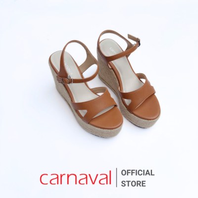 Giày Cao Gót Đế Xuồng Bọc Cói Carnaval Quai Ngang Cao 11cm Thanh Lịch, Sang Trọng - VS121 - ảnh 10
