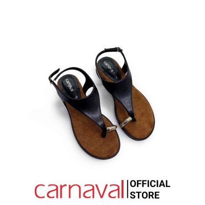 Dép Sandal Nữ Kẹp Ngón Quai Hậu Carnaval - Quai Ngang Đính Khoen Kim Loại Thời Trang - VS168 - ảnh 7