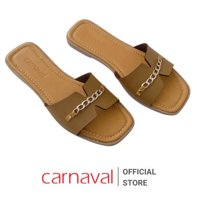 Dép Nữ Quai Ngang Gắn Xích Carnaval Thời Trang Trẻ Trung Phong Cách Hiện Đại -VS49 - ảnh 7