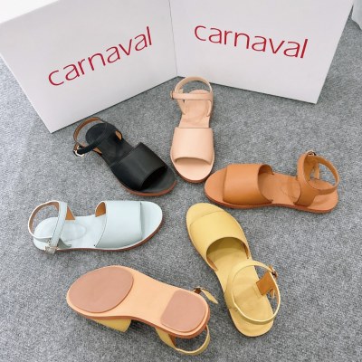 Sandal Nữ Quai Hậu Carnaval Cao 1cm Êm Ái - Nâng Tầm Phong Cách, Dáng Chuẩn Mỗi Bước - VS55 - ảnh 9
