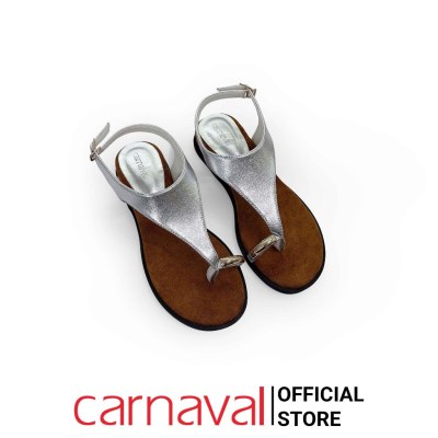 Dép Sandal Nữ Kẹp Ngón Quai Hậu Carnaval - Quai Ngang Đính Khoen Kim Loại Thời Trang - VS168 - ảnh 9