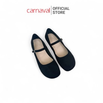 Giày Búp Bê Nữ Carnaval – Da Lộn Quai Ngang Nữ Tính, Êm Nhẹ - VS190 - ảnh 10