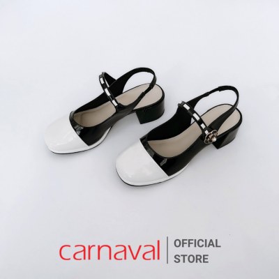 Giày Cao Gót Nữ Dáng Búp Bê Quai Hậu Carnaval Gót Cao 5cm Siêu Xinh, Phong Cách, Siêu Dễ Thương - VS41 - ảnh 6