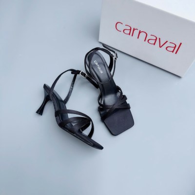 Giày Sandal Cao Gót Nữ Carnaval Quai Đan Chéo Gợi Cảm Gót Nhọn 7cm - VS125 - ảnh 3