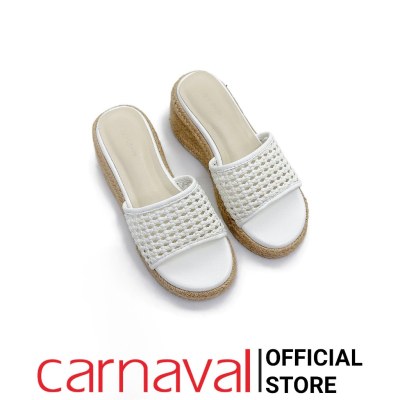 Dép Xuống Nữ Đế Cói Carnaval Cao 7cm Quai Đan Lưới Thoáng Khí, Tôn Dáng, Thời Trang - VS170 - ảnh 7