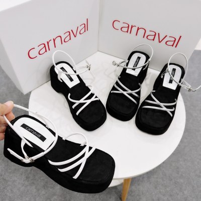 Dép sandal nữ đế xuồng quai 7 phân Carnaval - thoải mái thời trang VS04 - ảnh 2