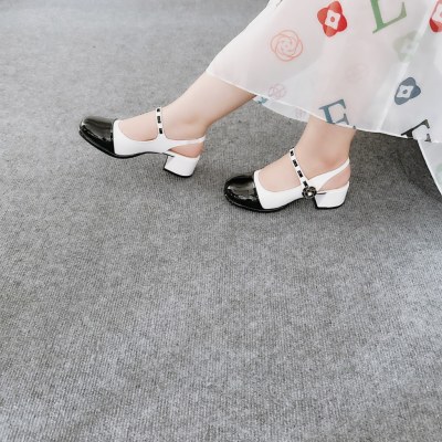 Giày Cao Gót Nữ Dáng Búp Bê Quai Hậu Carnaval Gót Cao 5cm Siêu Xinh, Phong Cách, Siêu Dễ Thương - VS41 - ảnh 5