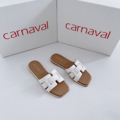 Dép Nữ Quai Ngang Carnaval Đế Bệt Êm Ái - Thoải Mái Cho Mọi Bước Đi -VS37 - ảnh 3